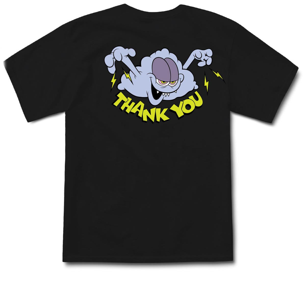 Thank You Static T-Shirt - Black image 1