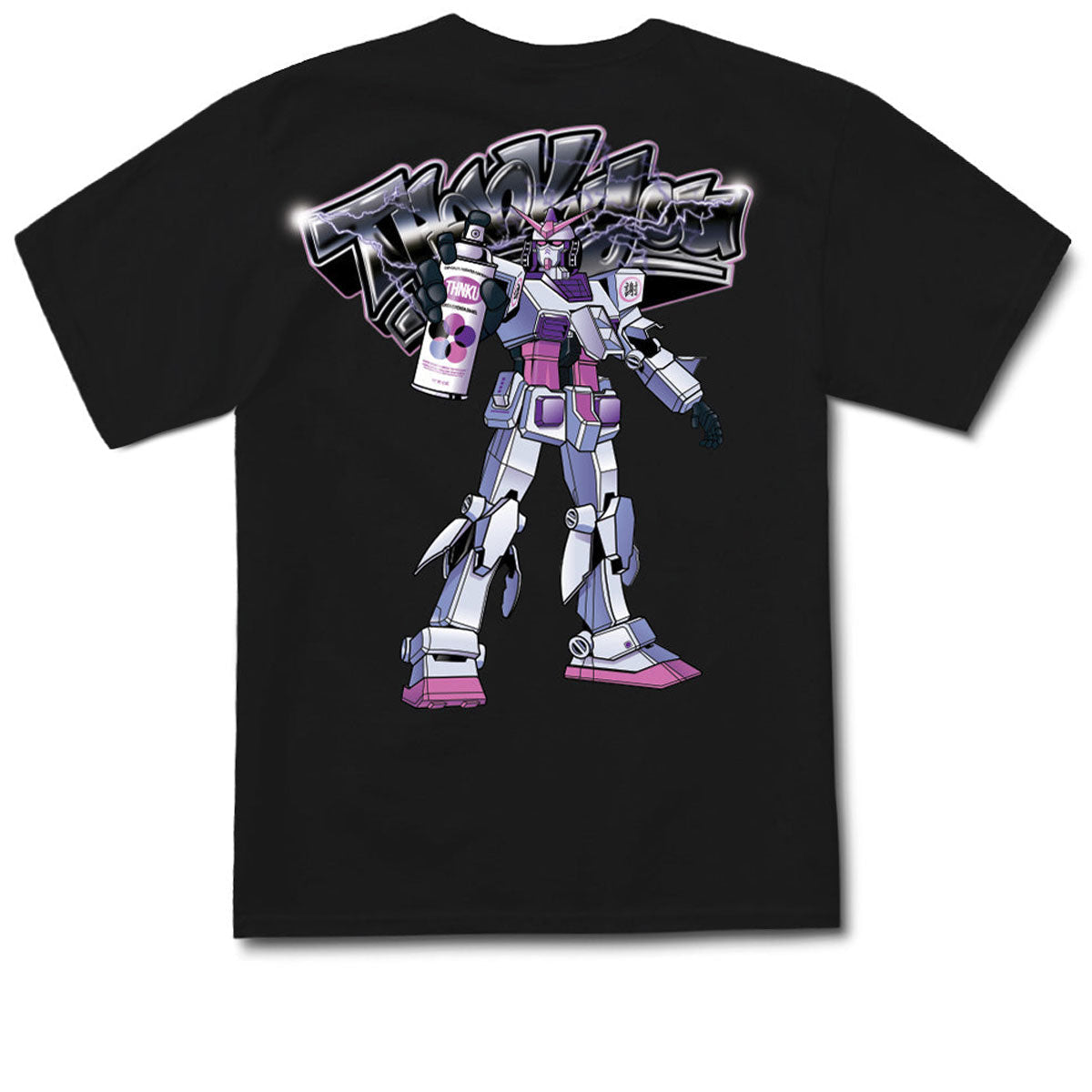 Thank You Gundam T-Shirt - Black image 1