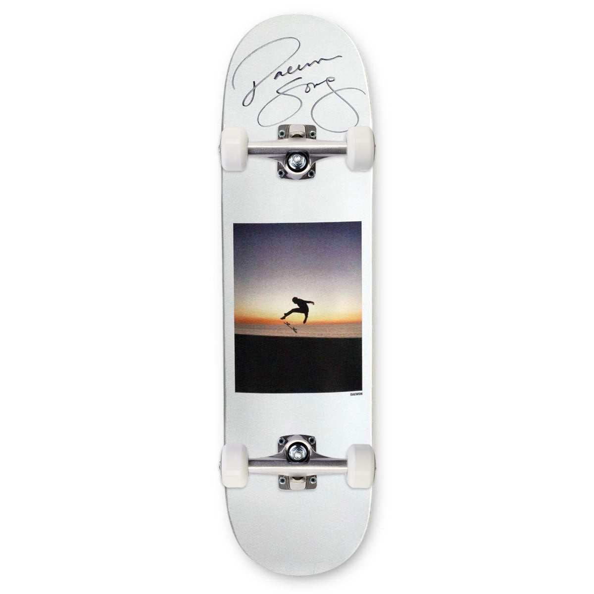 Thank You New Years Dae Signed Skateboard Complete - White - 8.25