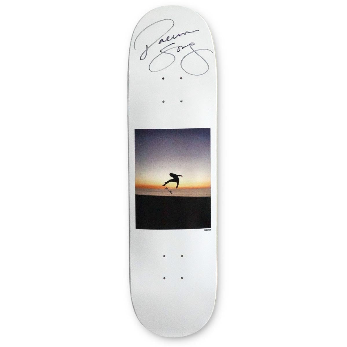 Thank You New Years Dae Signed Skateboard Deck - White - 8.50