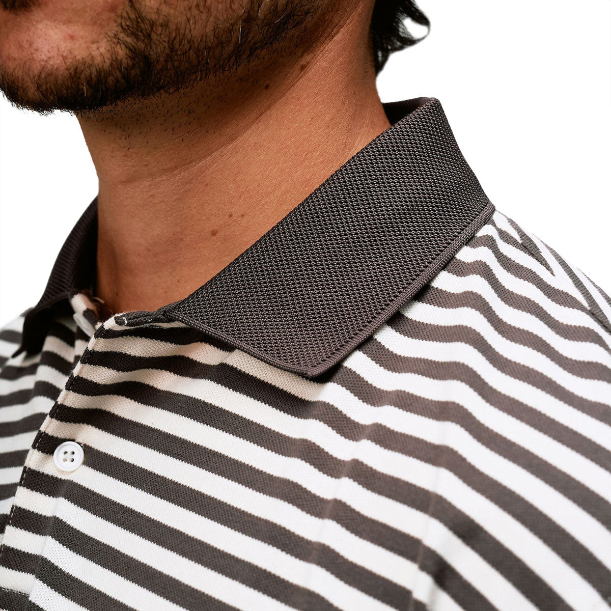Devereux Camelback Polo Shirt - Brown/White image 3