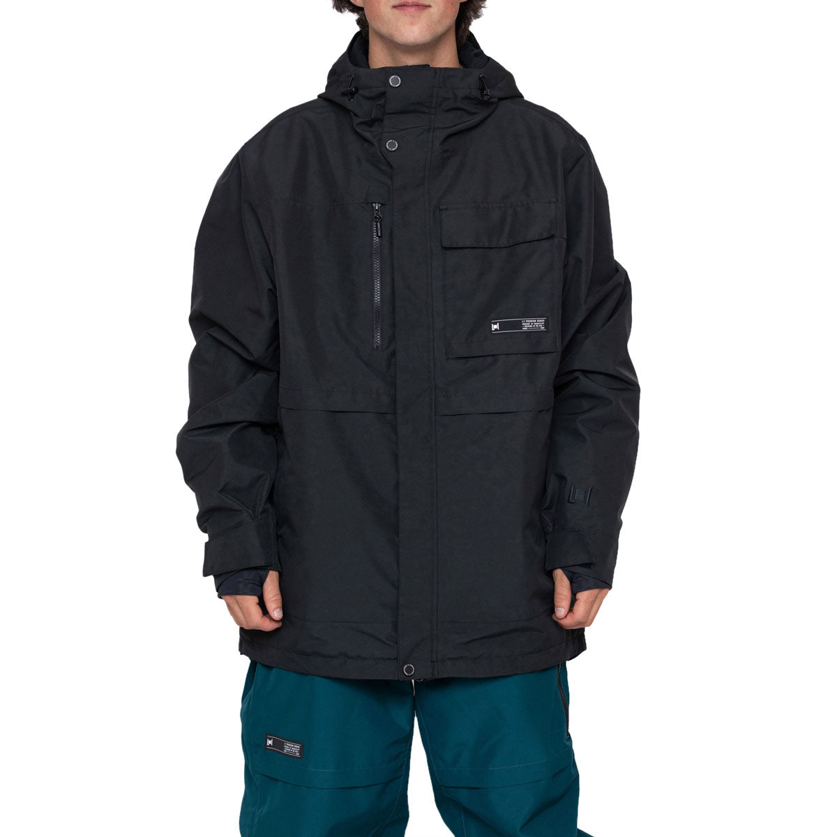 L1 Rankin Jacket 2024 Snowboard Jacket - Black image 1