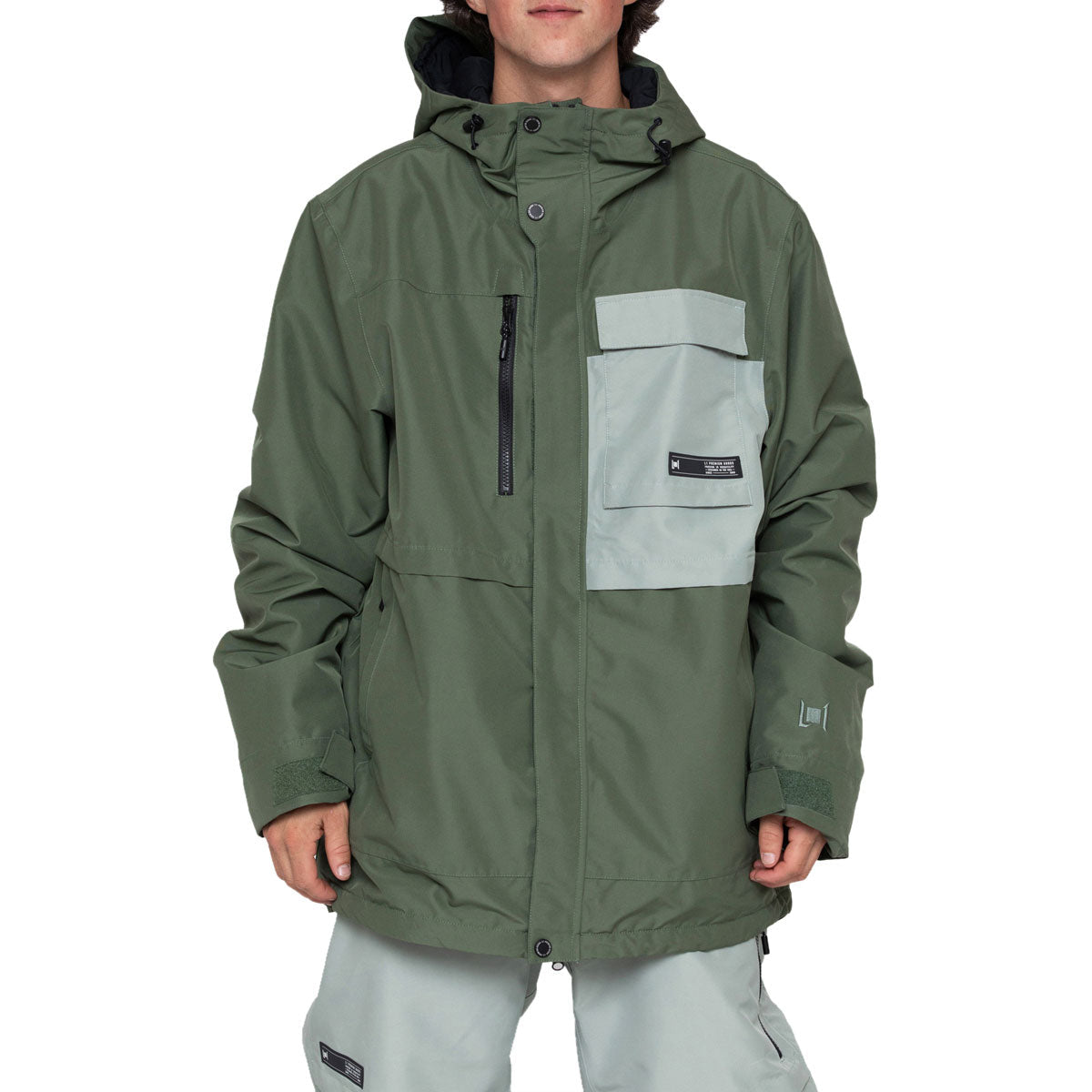 L1 Rankin Jacket 2024 Snowboard Jacket - Thyme/Shadow image 1