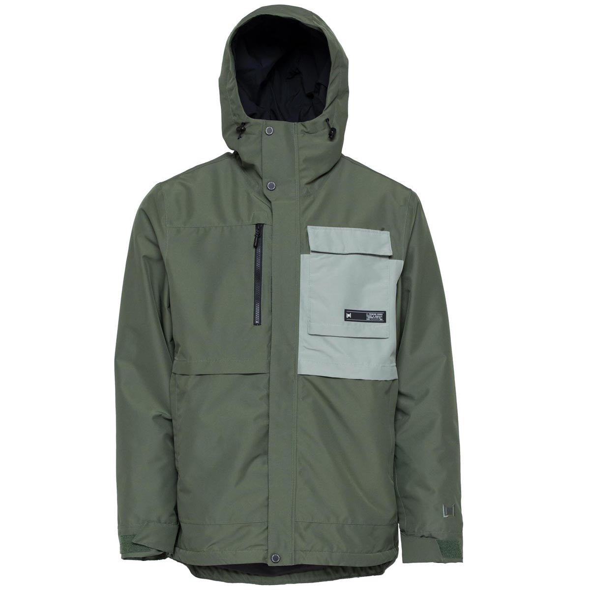 L1 Rankin Jacket 2024 Snowboard Jacket - Thyme/Shadow image 2