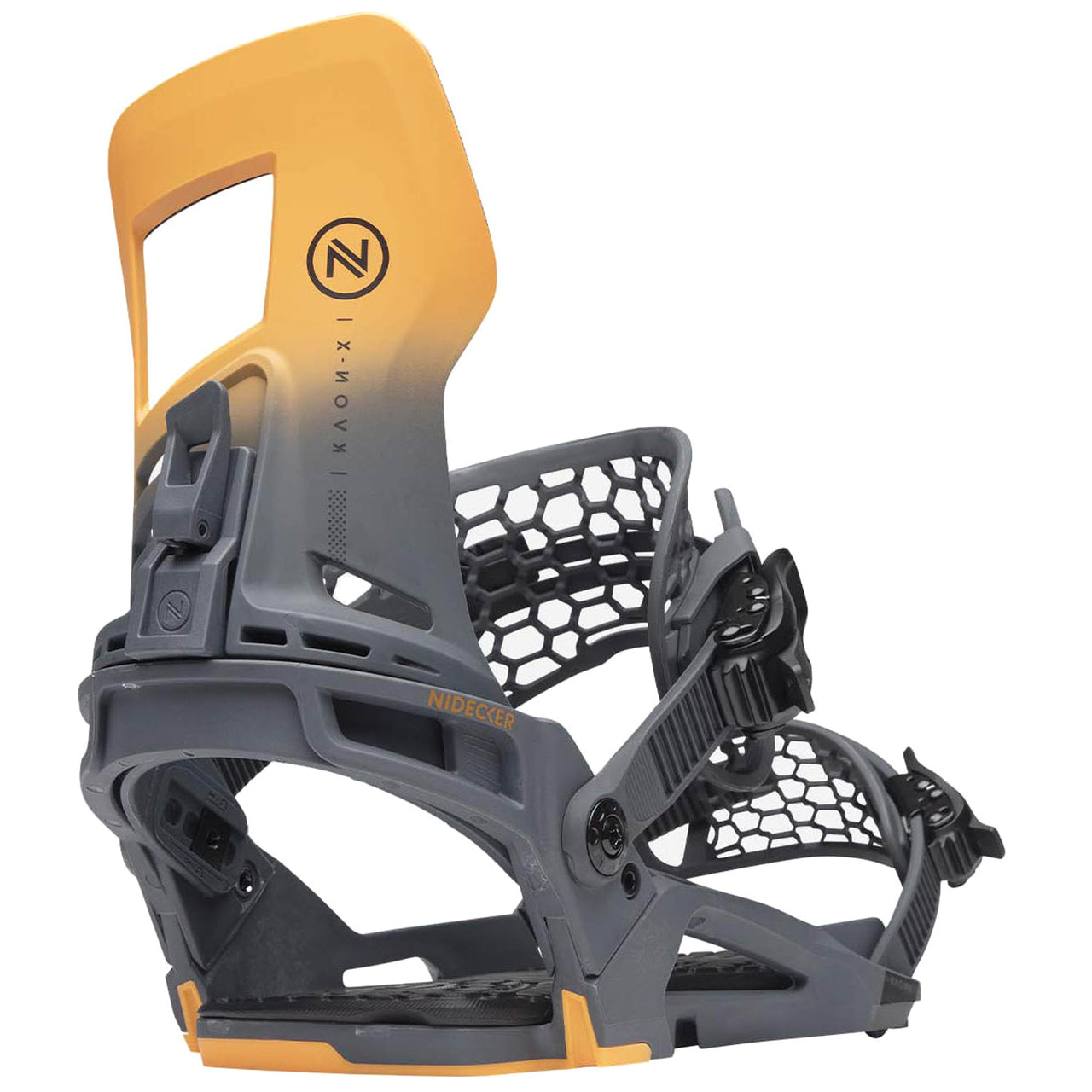 Nidecker Kaon-X 2024 Snowboard Bindings - Hot Slate image 1