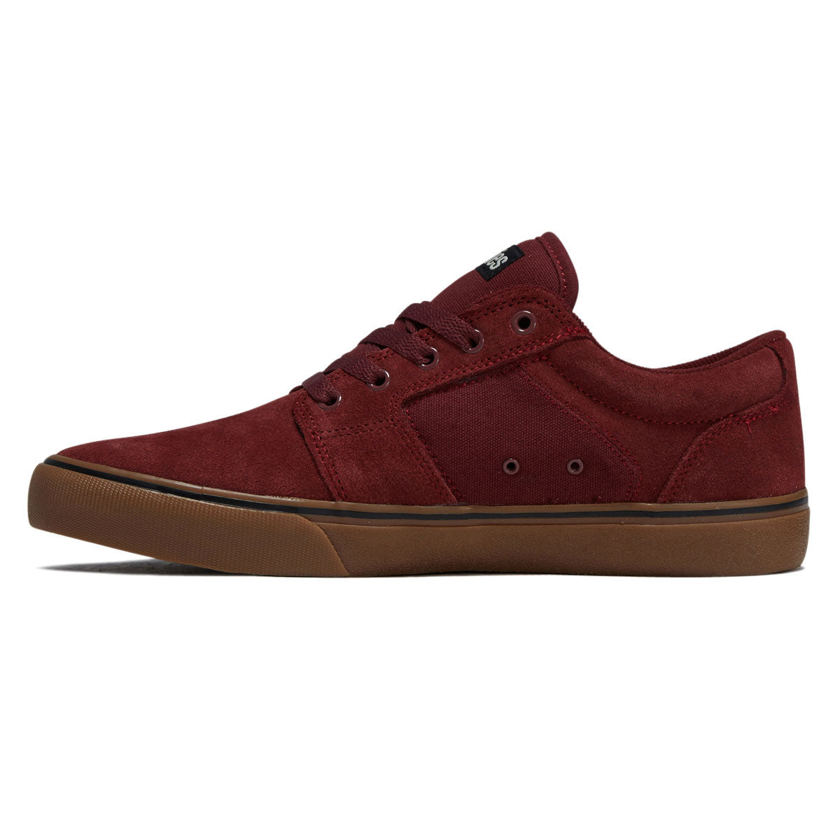 Etnies Barge LS Shoes - Burgundy/Gum image 2