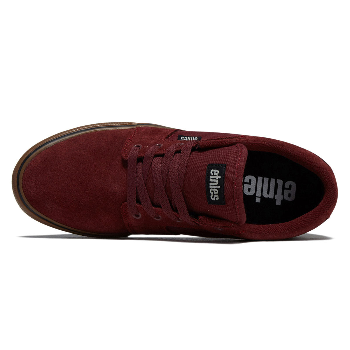 Etnies Barge LS Shoes - Burgundy/Gum image 3
