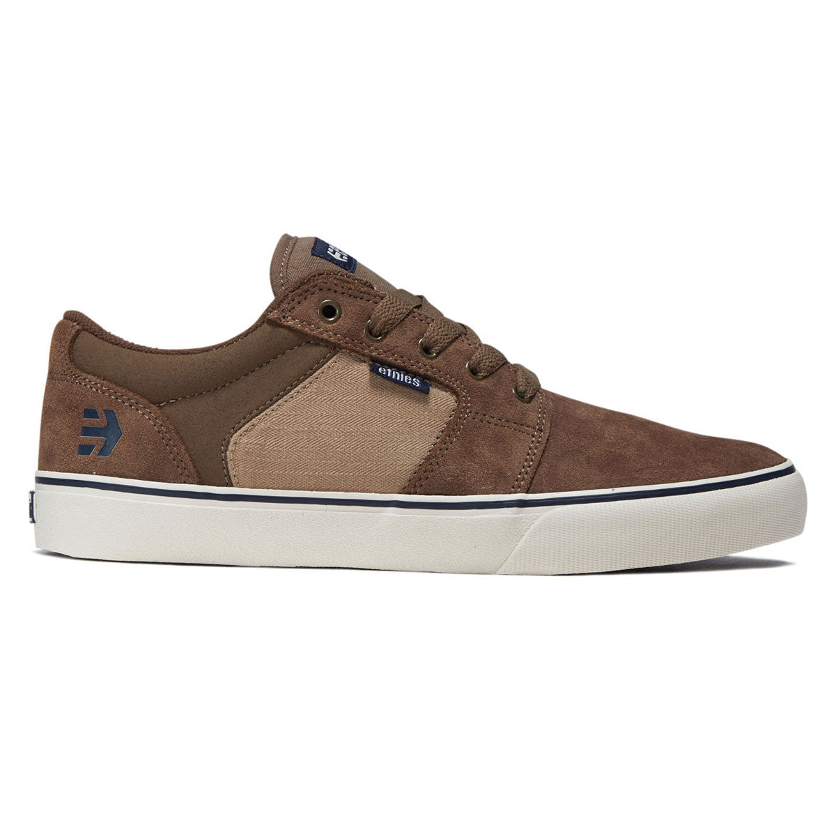 Etnies Barge Ls Shoes - Brown/Tan/Blue image 1