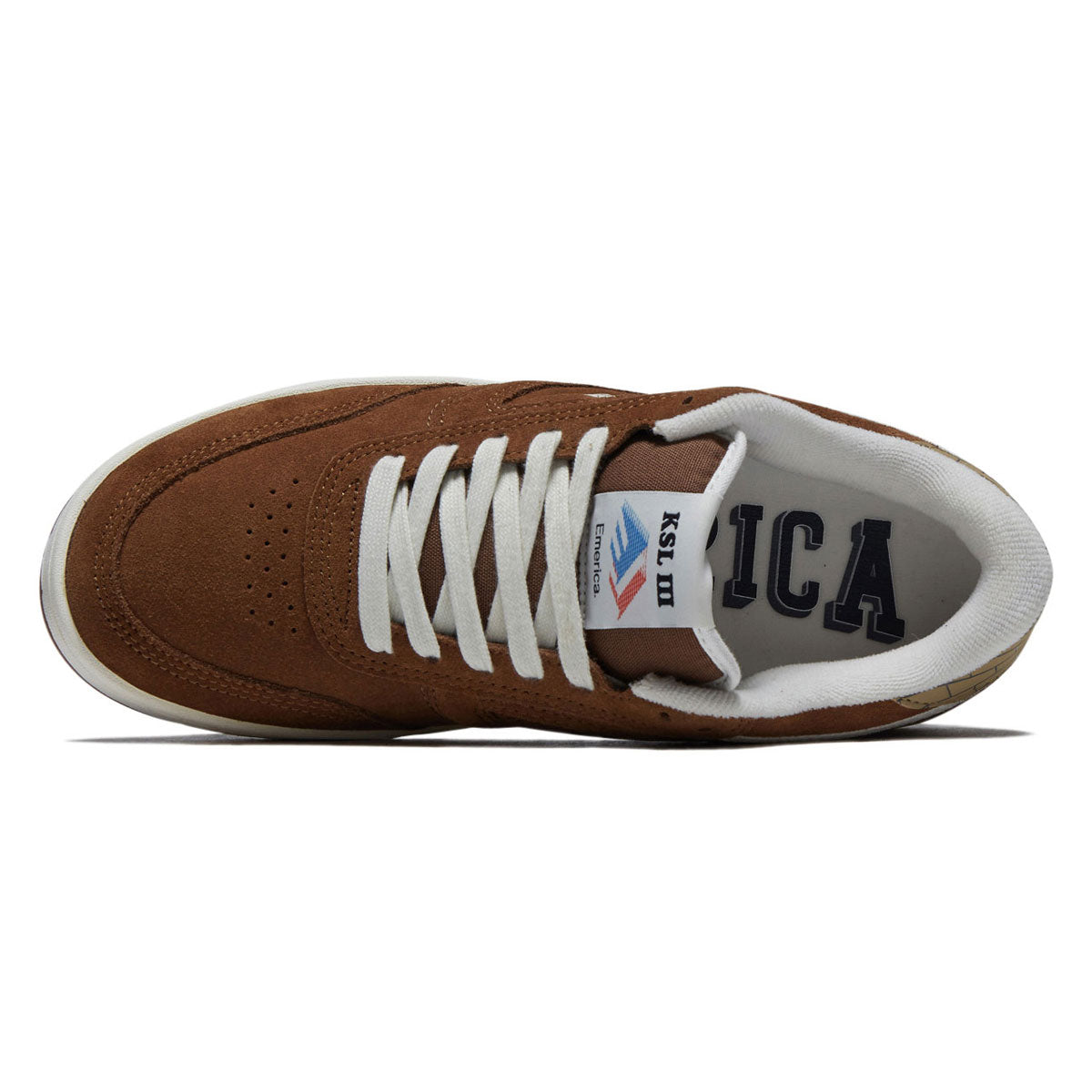 Emerica KSL III Shoes - Brown/Tan image 3