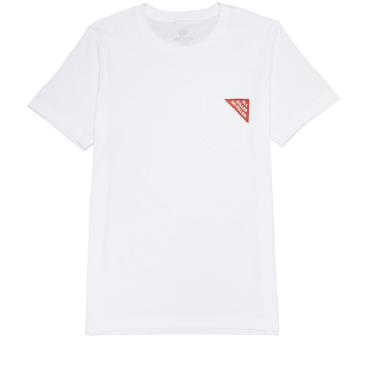 Thank You All Killer No Filler Pocket T-Shirt - White image 1