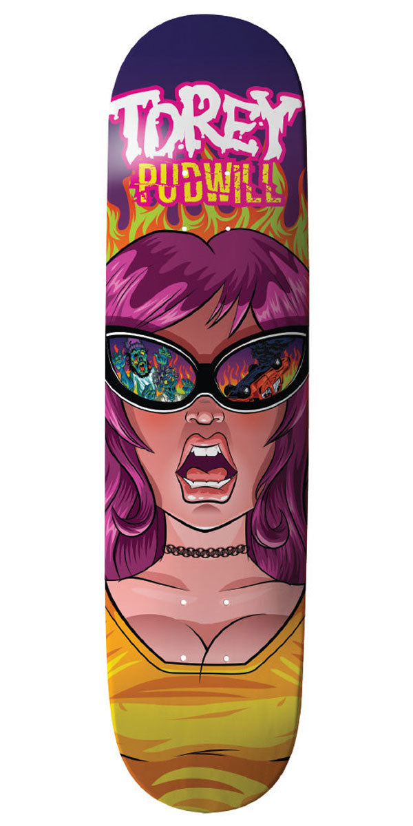 Thank You Torey Pudwill Apocalypse Twin Tail Skateboard Deck - 8.00