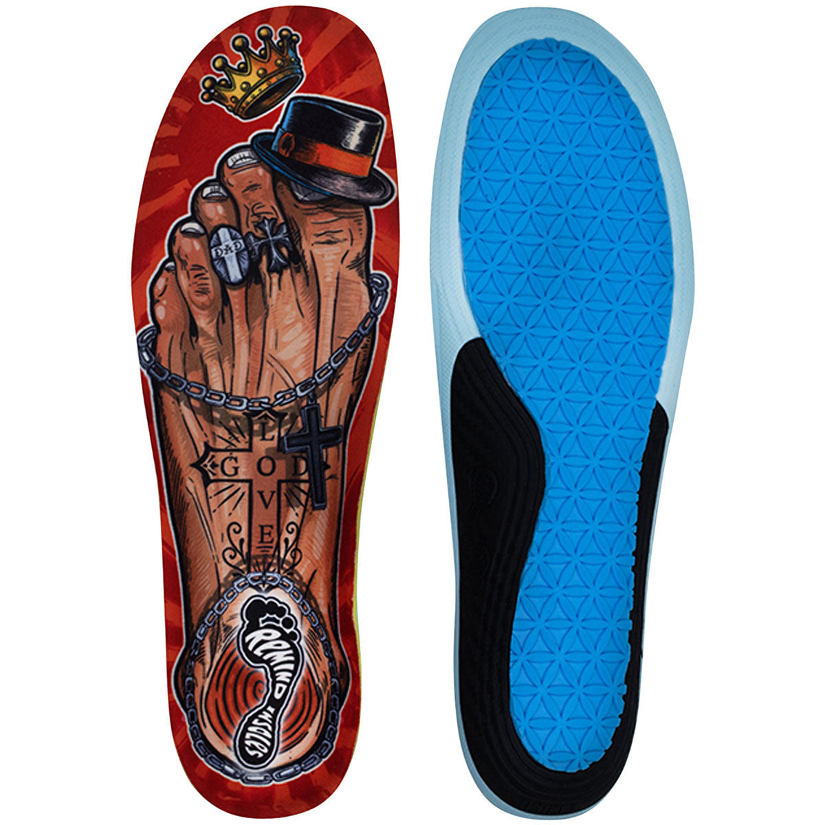 Remind Cush Impact Christian Hosoi Gnar Foot 5.5MM Mid-High Arch Shoe Insole image 2