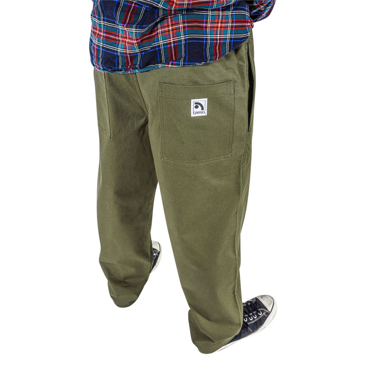 Limpies Navin Skate Pants - Olive image 5