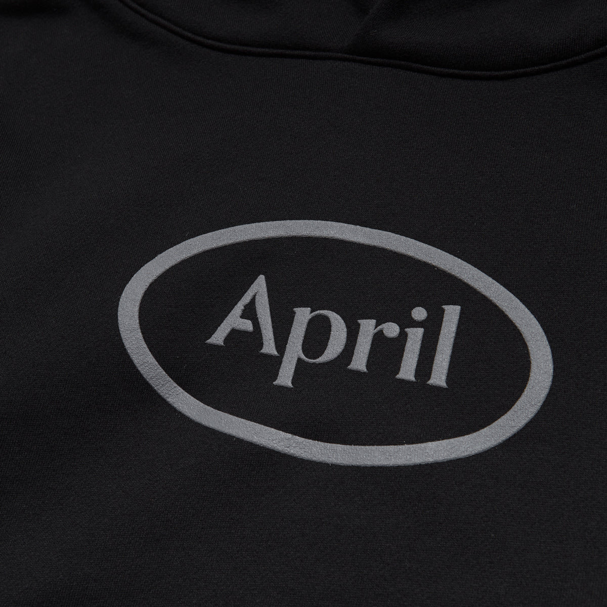 April OG Puff Print Hoodie - Black image 3