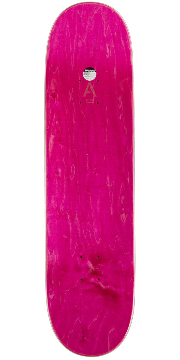 April OG Logo Helix Skateboard Deck - Black/Pink - 8.38