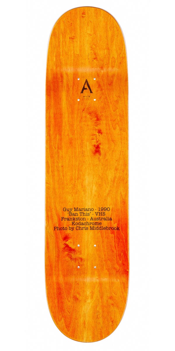 April Guy Mariano Skateboard Deck - 1990 - 8.38