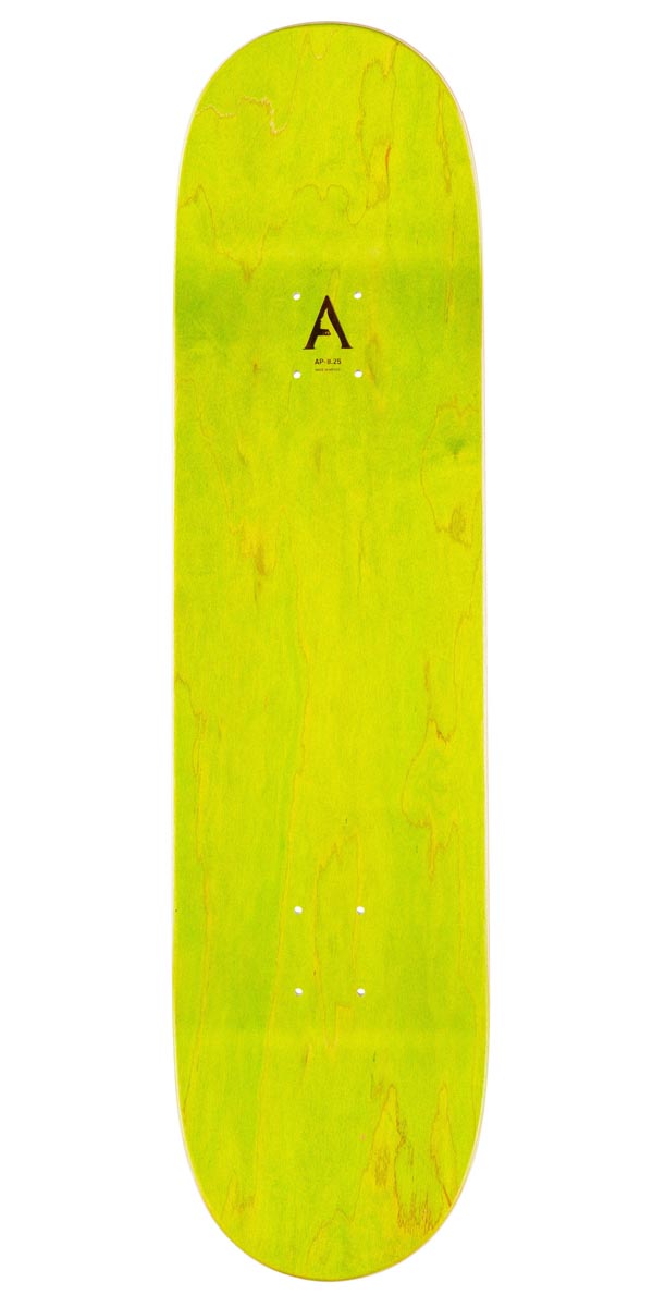 April Yuto Script Logo Skateboard Deck - Green - 8.25