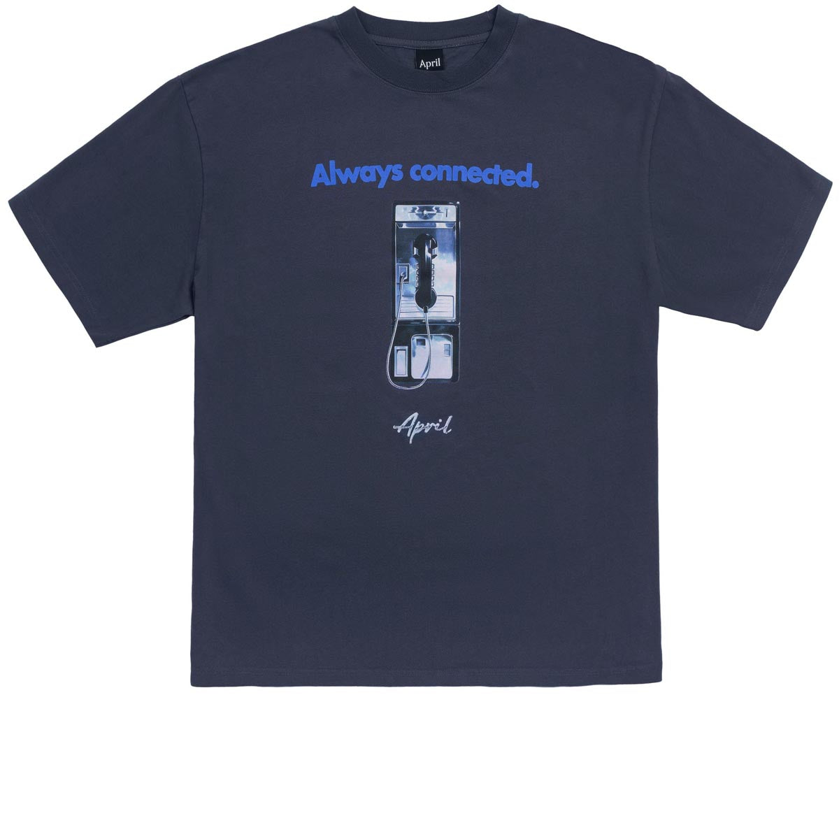 April Always Connected T-Shirt - Navy image 1