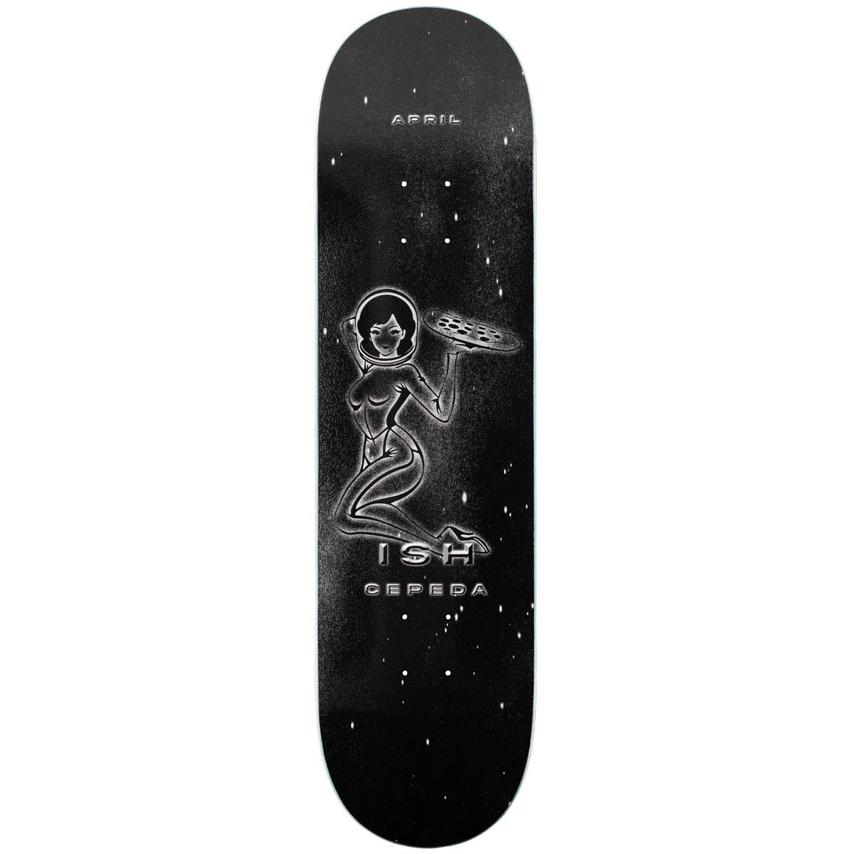 April Ish Cepeda Out There Skateboard Deck - 8.25