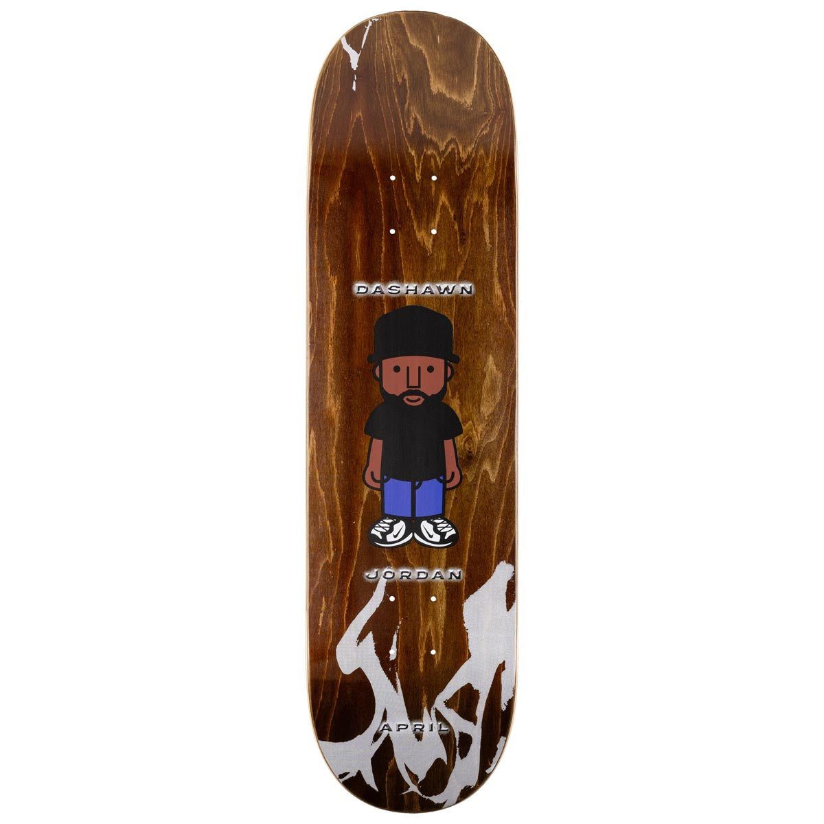 April Dashawn Jordan Character Skateboard Deck - 8.38