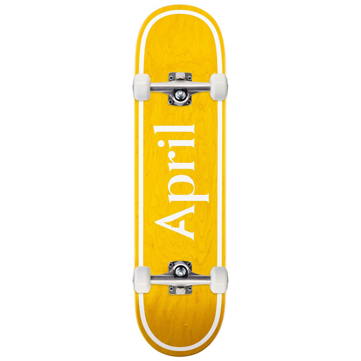 April OG Logo Skateboard Complete - Yellow - 8.00