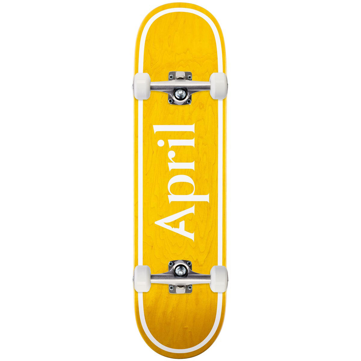 April OG Logo Skateboard Complete - Yellow - 8.25