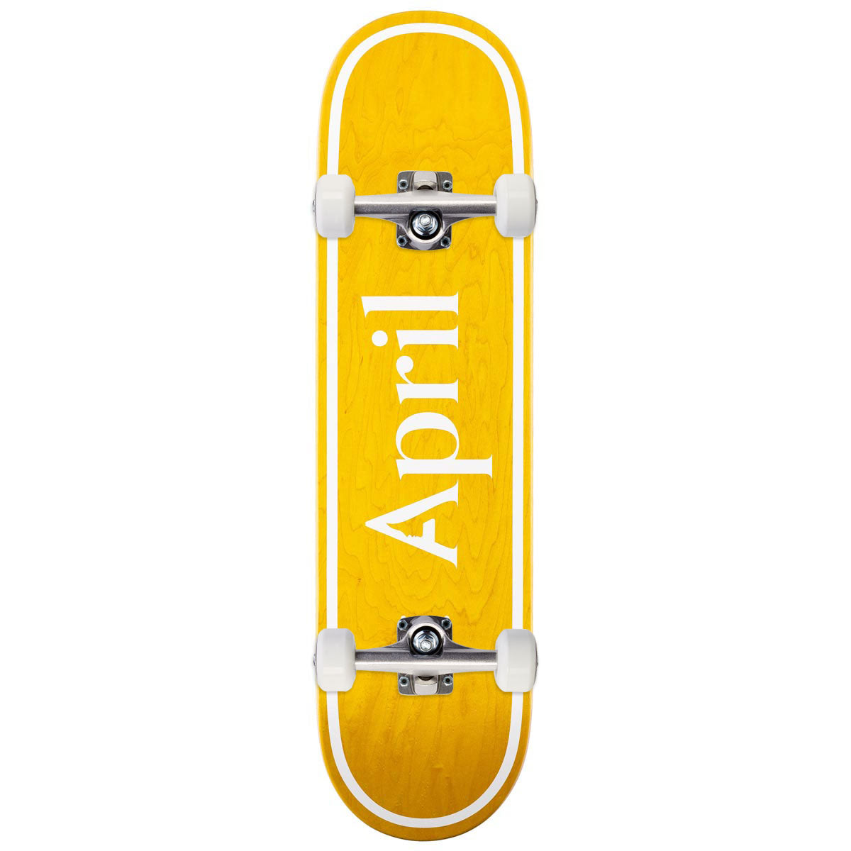 April OG Logo Skateboard Complete - Yellow - 8.38