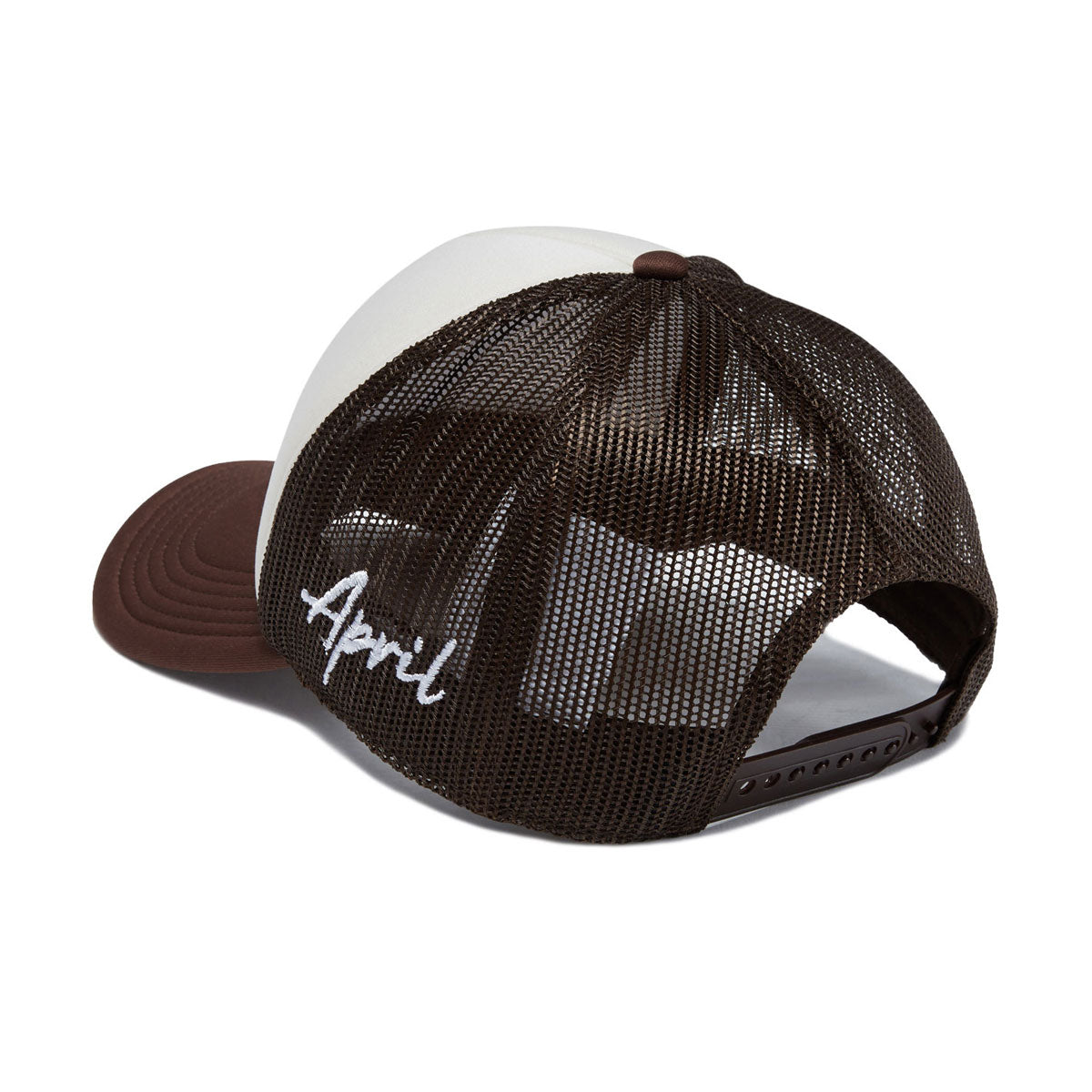 April Full Circle Trucker Hat - Brown image 2