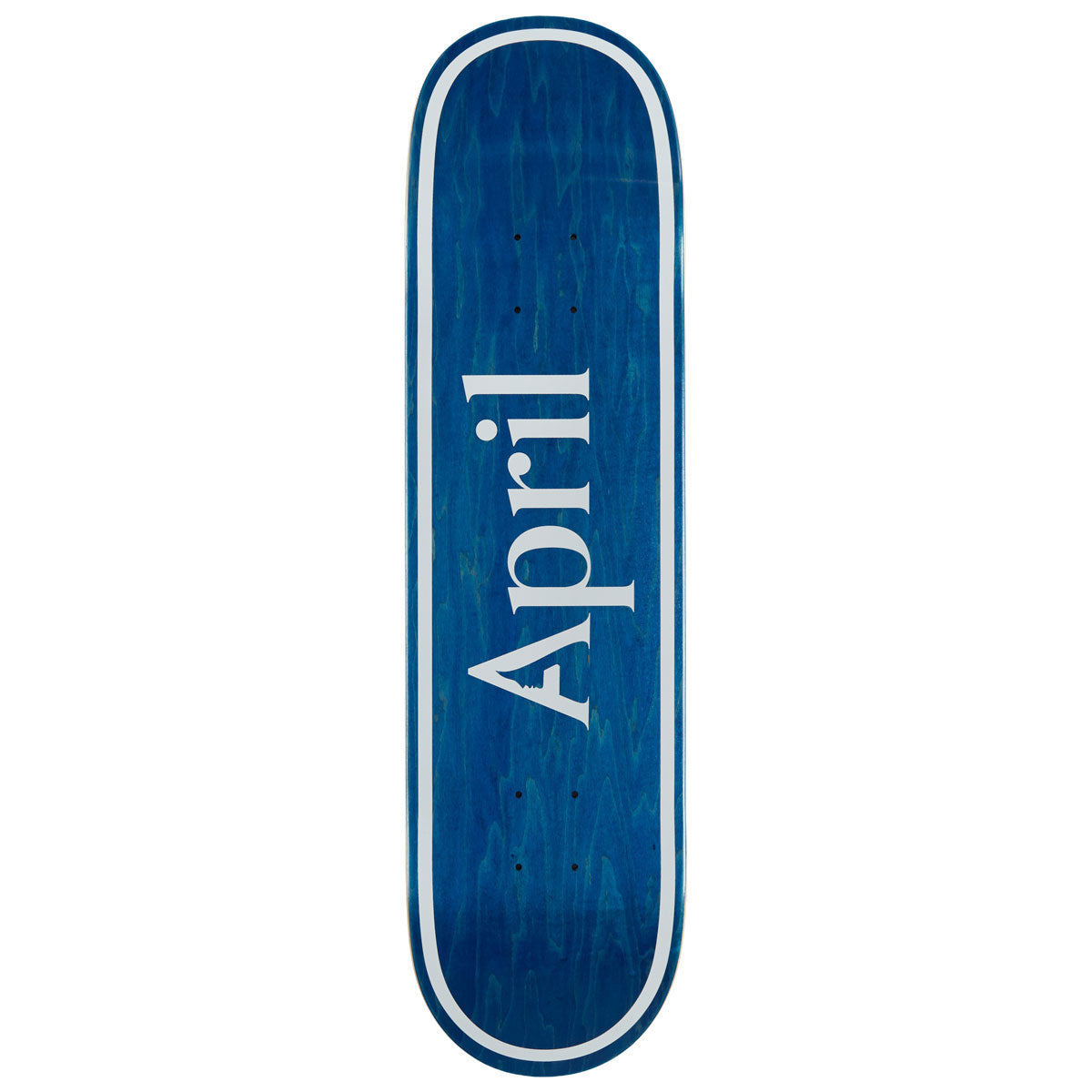 April OG Logo Skateboard Deck - Blue Invert - 8.125