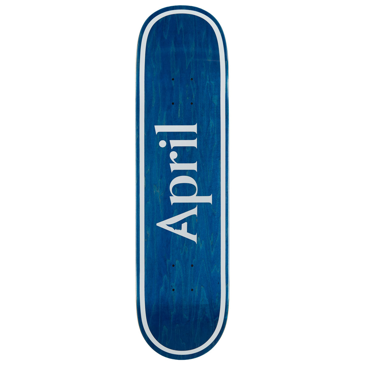 April OG Logo Skateboard Deck - Blue Invert - 8.50