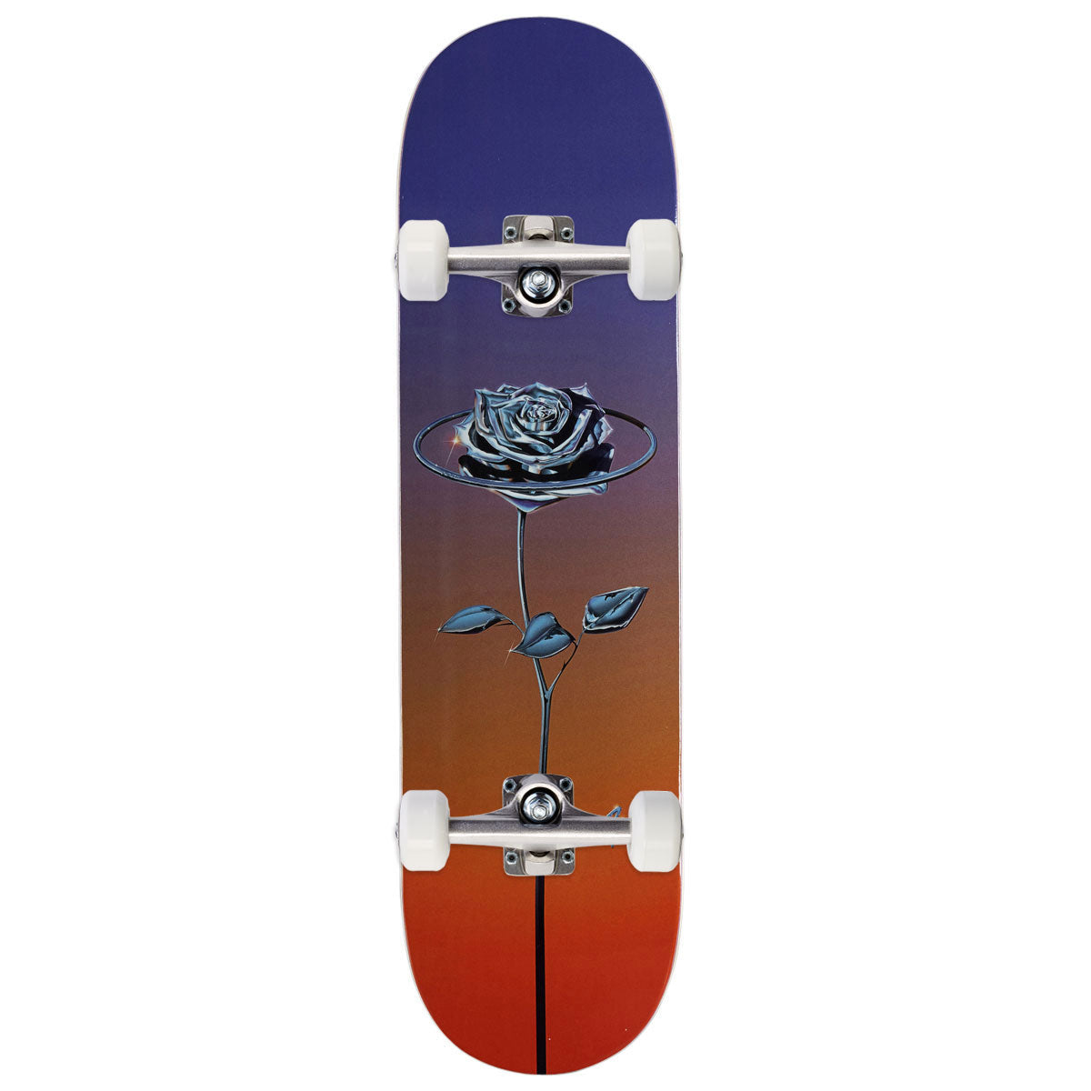 April Chrome Rose Color Skateboard Complete - 8.25