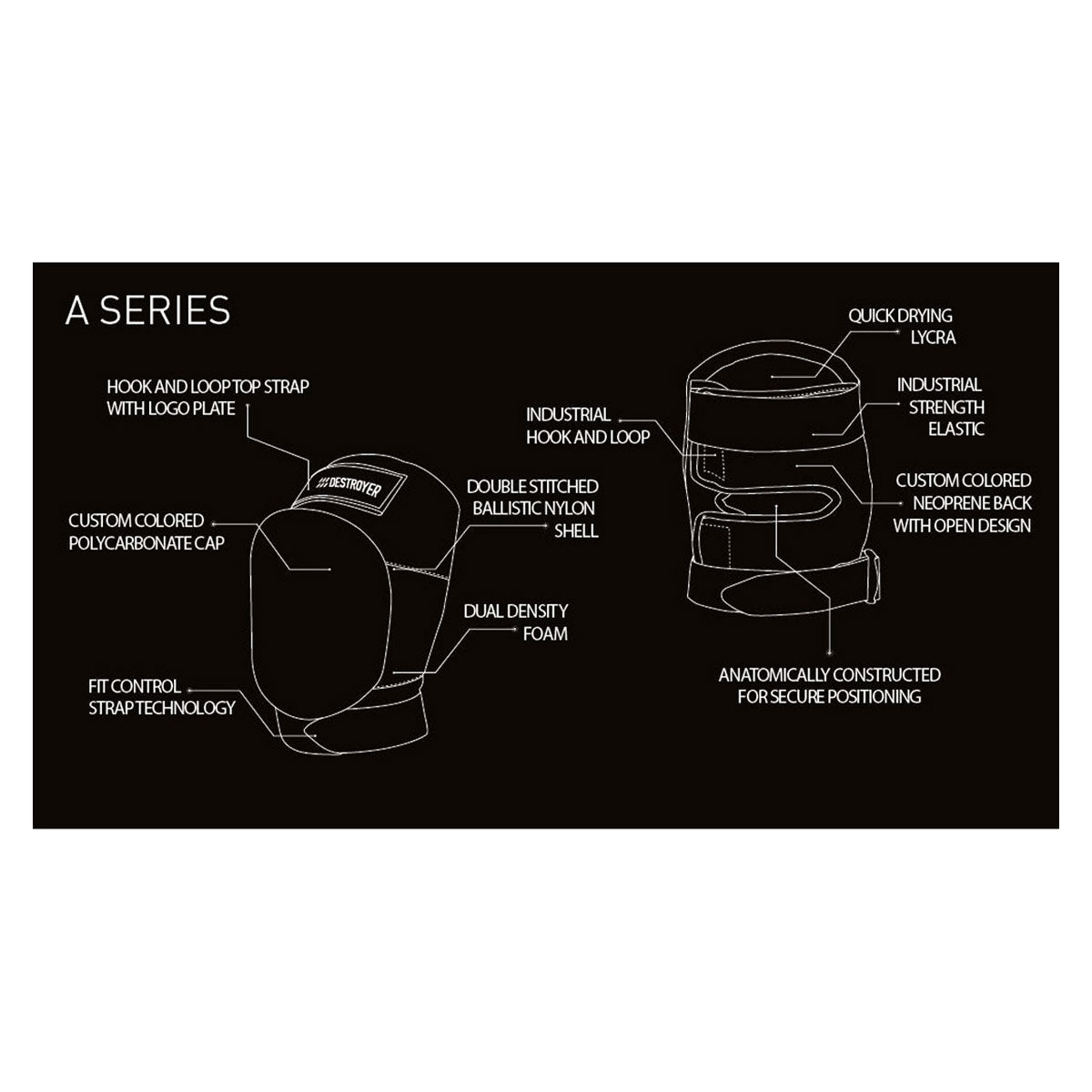 Destroyer A Series Knee Pads - Camo image 5