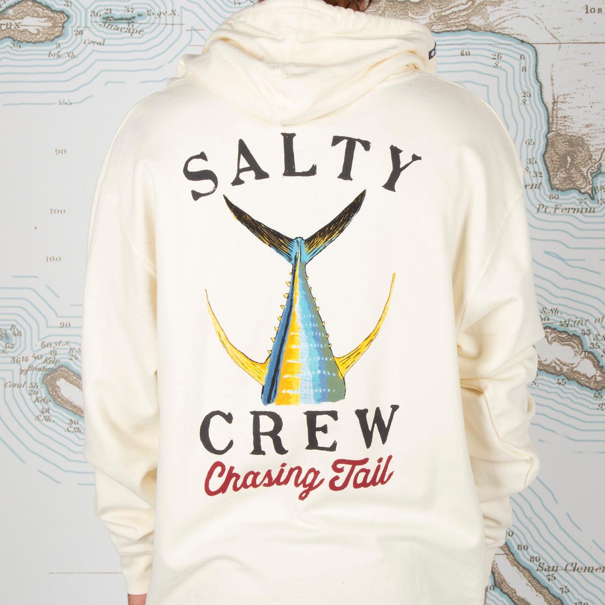 Salty Crew Tailed Fleece Hoodie - Ivory image 1