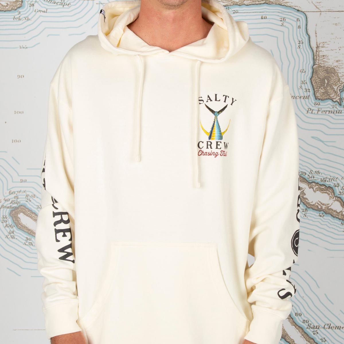 Salty Crew Tailed Fleece Hoodie - Ivory image 2