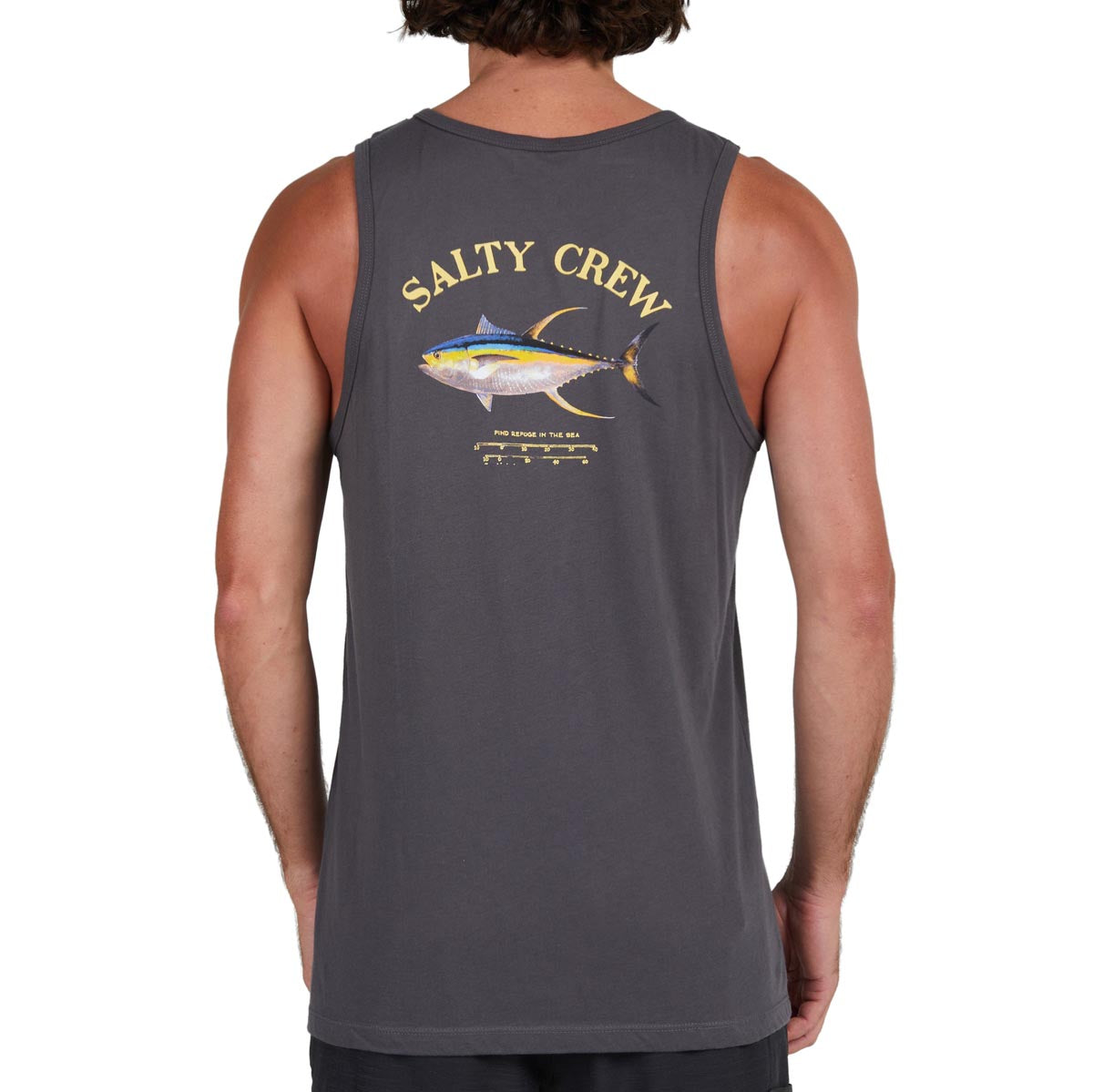 Salty Crew Ahi Mount Tank Top - Charcoal image 3