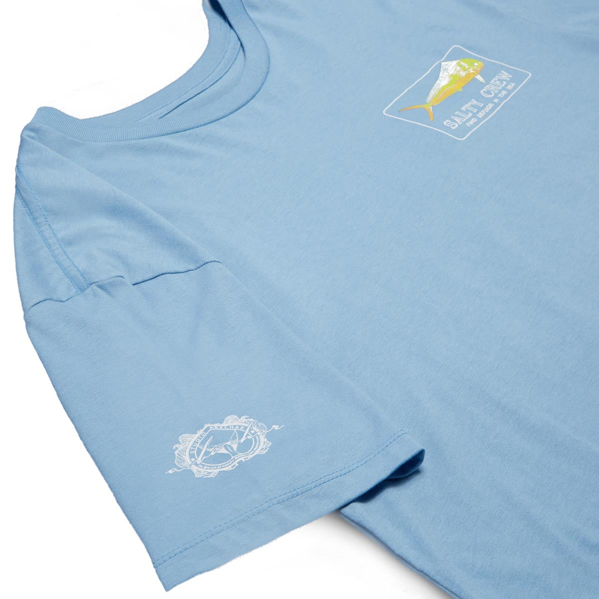 Salty Crew Golden Mahi Premium T-Shirt - Marine Blue image 3