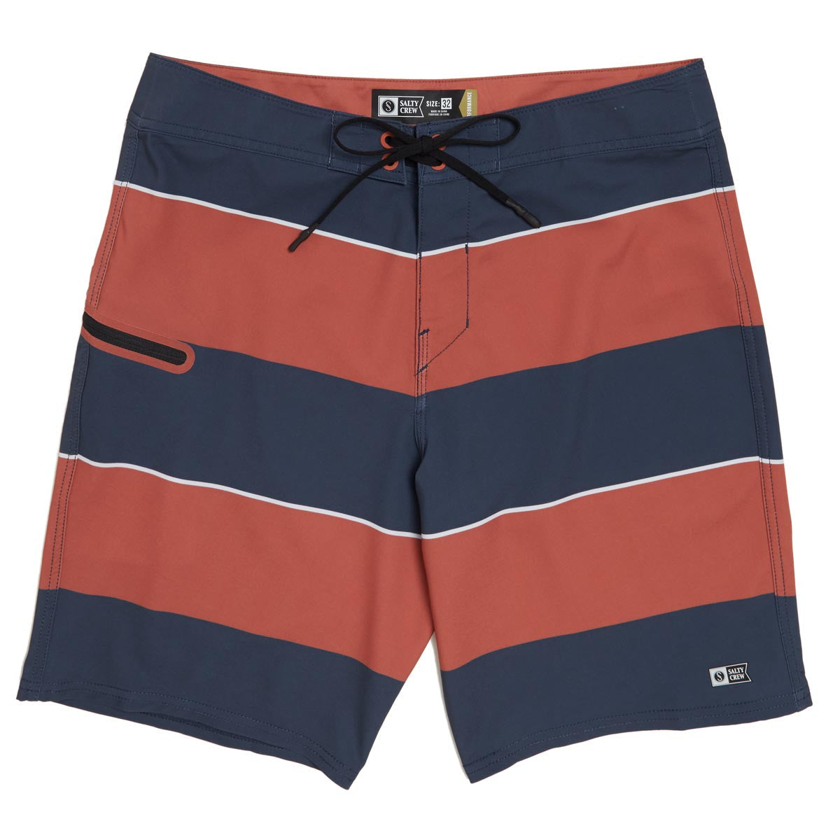 Salty Crew Cutlap Performance Board Shorts - Navy image 1