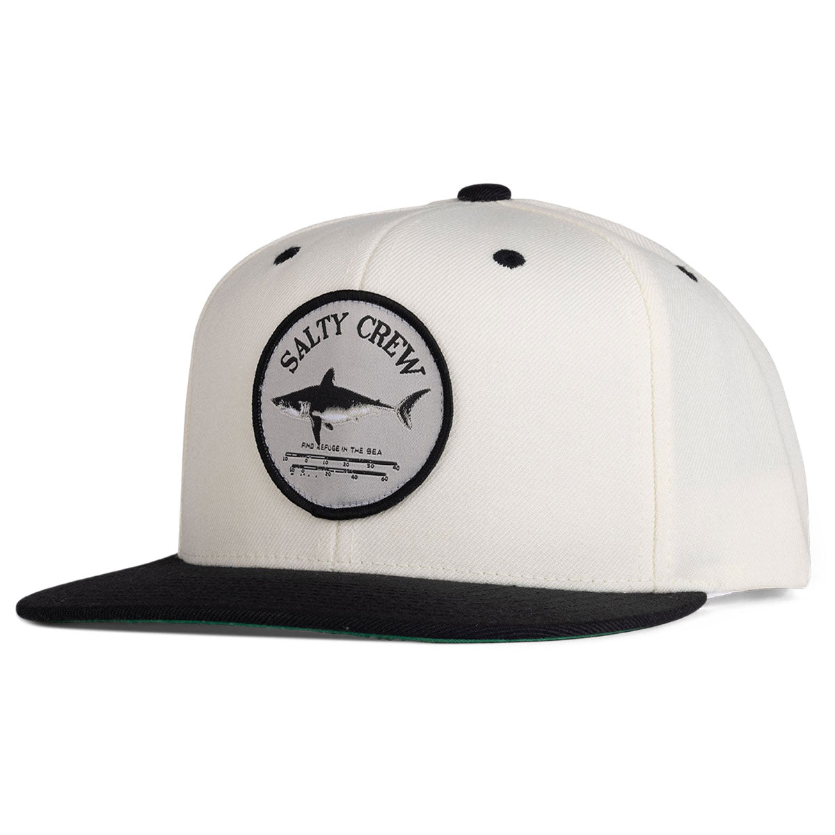 Salty Crew Bruce 6 Panel Hat - Natural/Black image 1