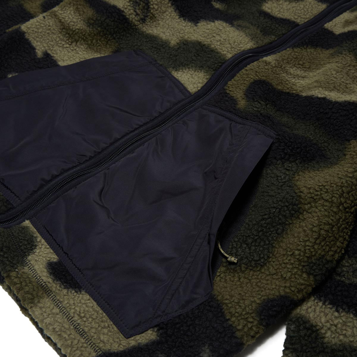 Salty Crew Swellter Sherpa Zip Jacket - Camo image 4