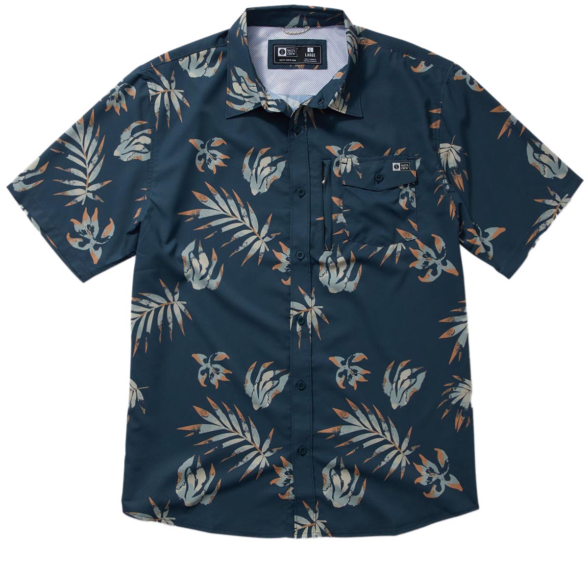 Salty Crew Badland Tech Woven Shirt - Navy image 1