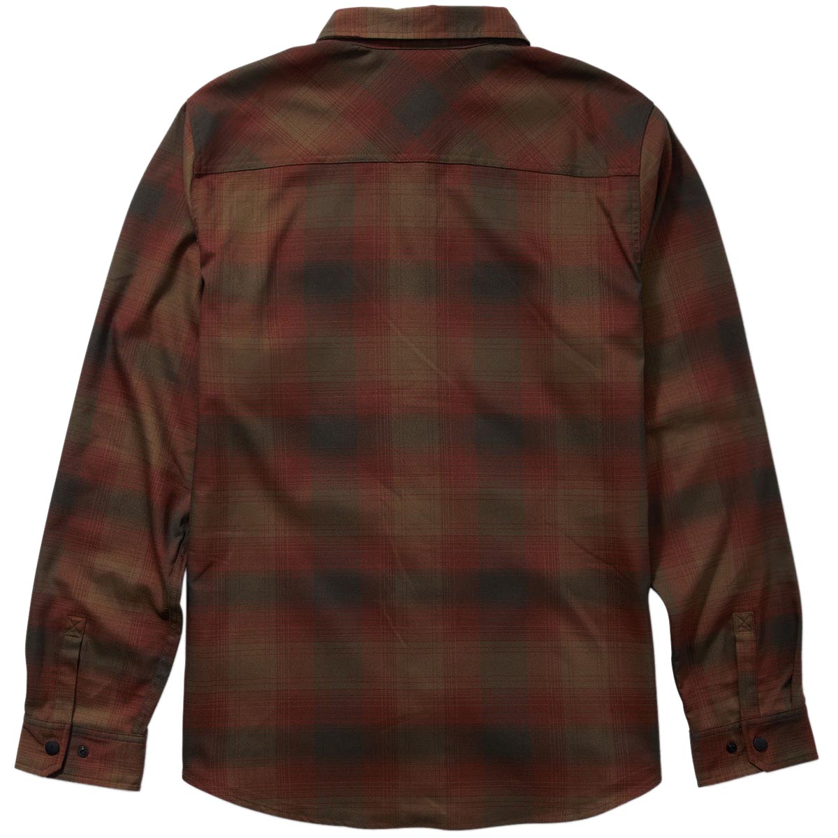 Salty Crew Fathom Long Sleeve Tech Flannel Shirt - Burgundy image 5