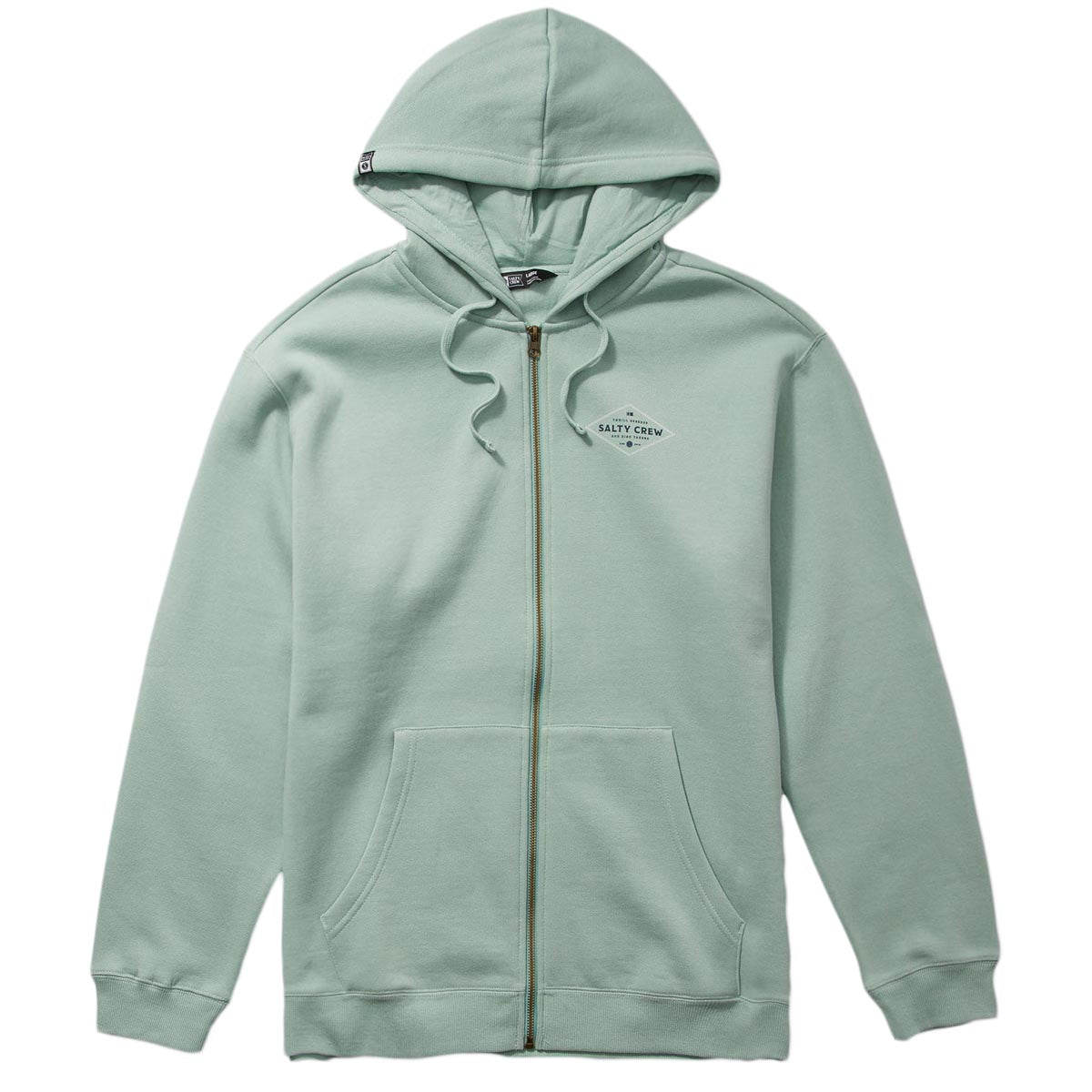 Salty Crew Double Diamond Zip Hoodie - Mackerel image 1