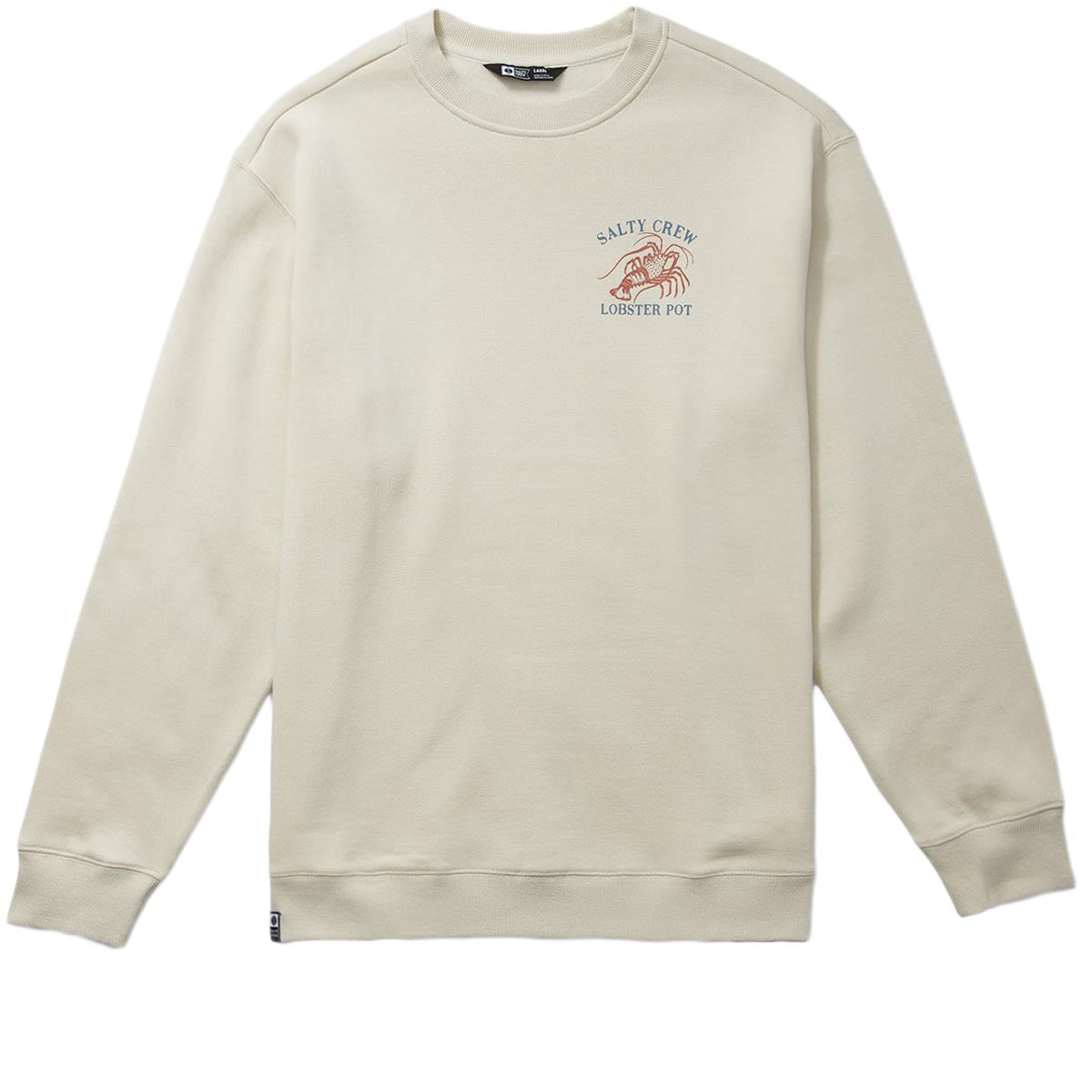 Salty Crew Lobster Pot Crew Sweatshirt - Bone image 2