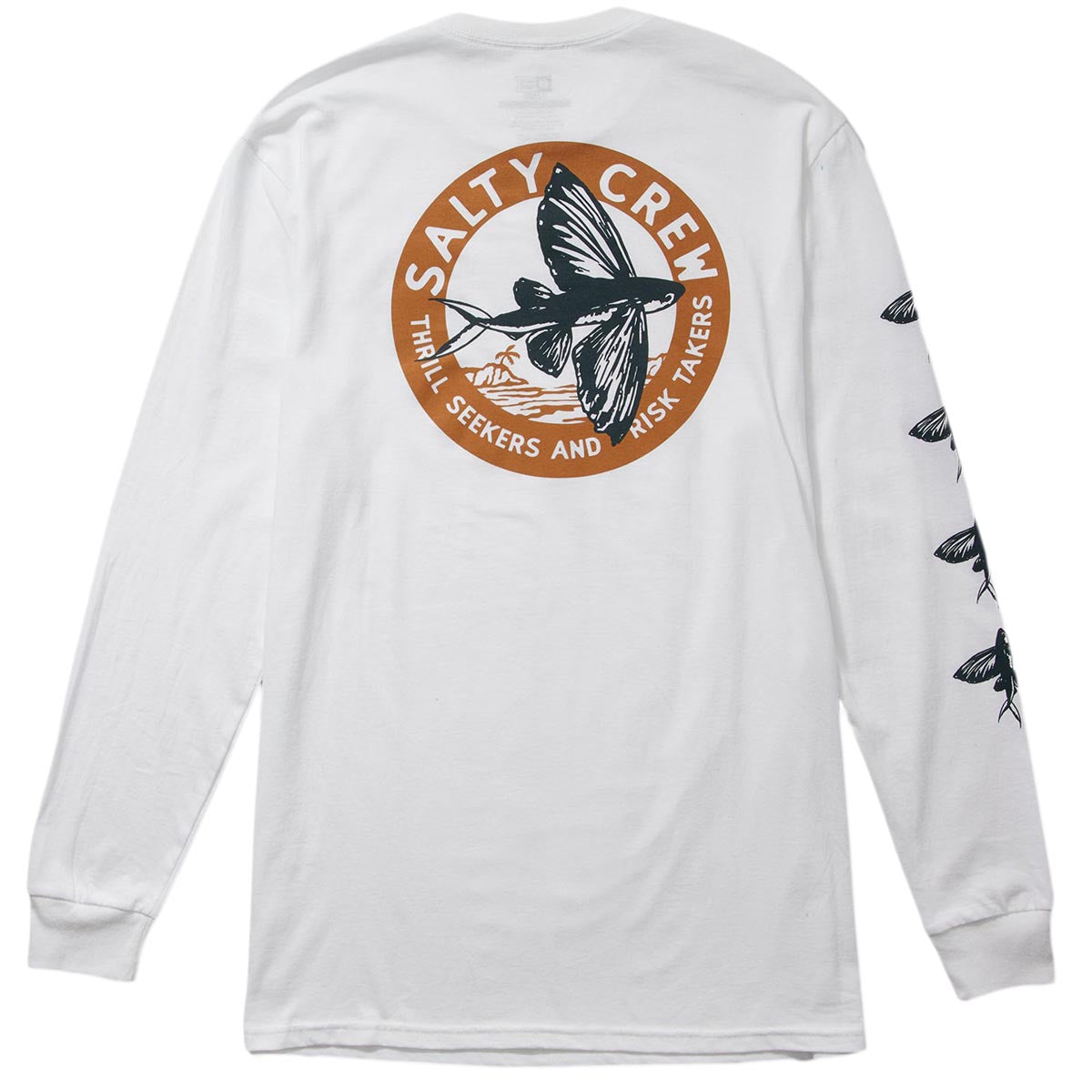 Salty Crew Fly By Long Sleeve T-Shirt - White image 1