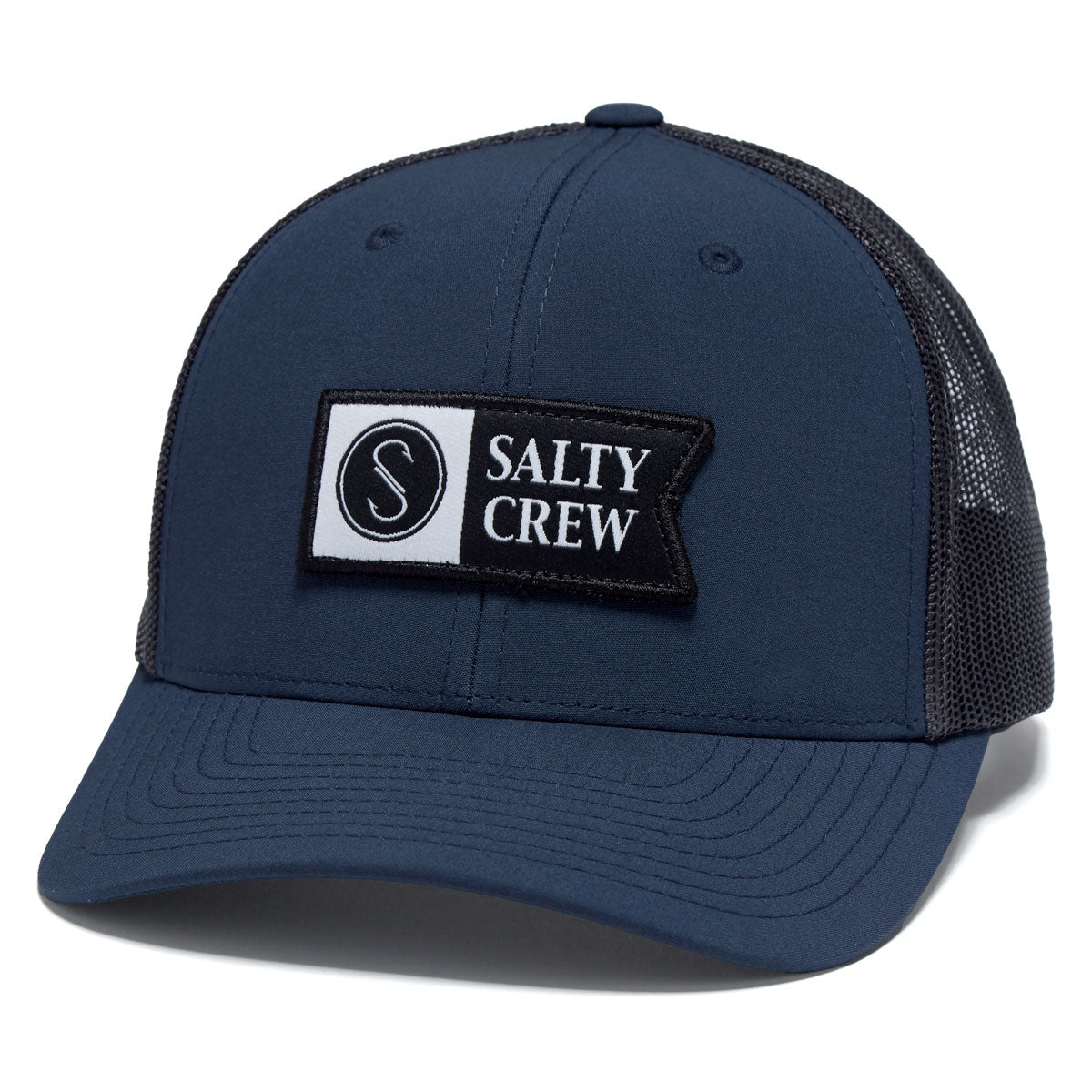 Salty Crew Pinnacle 2 Retro Trucker Hat - Dark Lava image 1