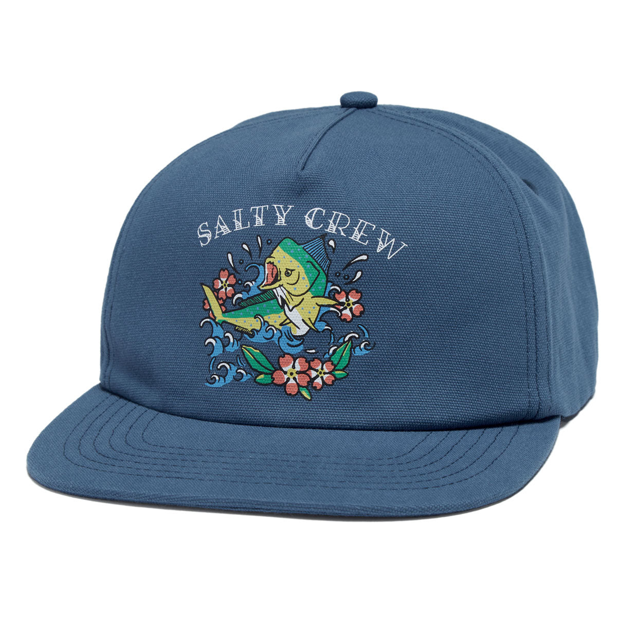 Salty Crew Old School 5 Panel Hat - Slate image 1