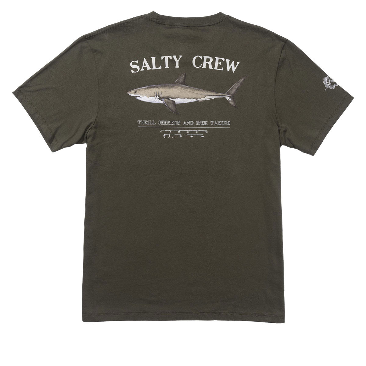 Salty Crew Bruce T-Shirt - Dusty Olive image 1