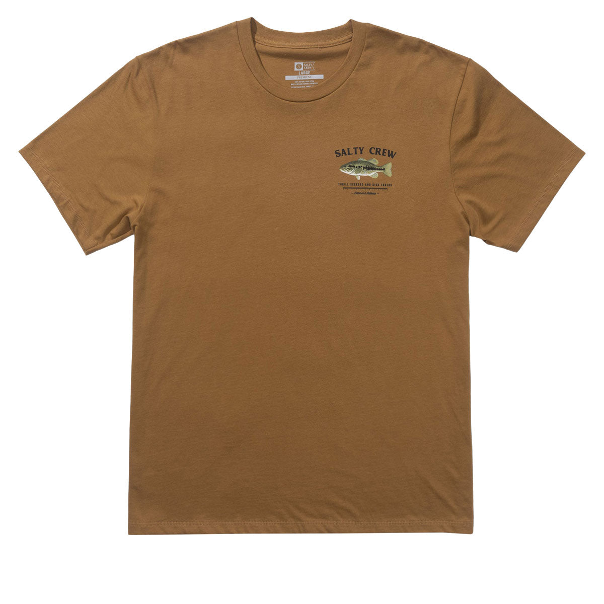 Salty Crew Bigmouth T-Shirt - Caramel image 2