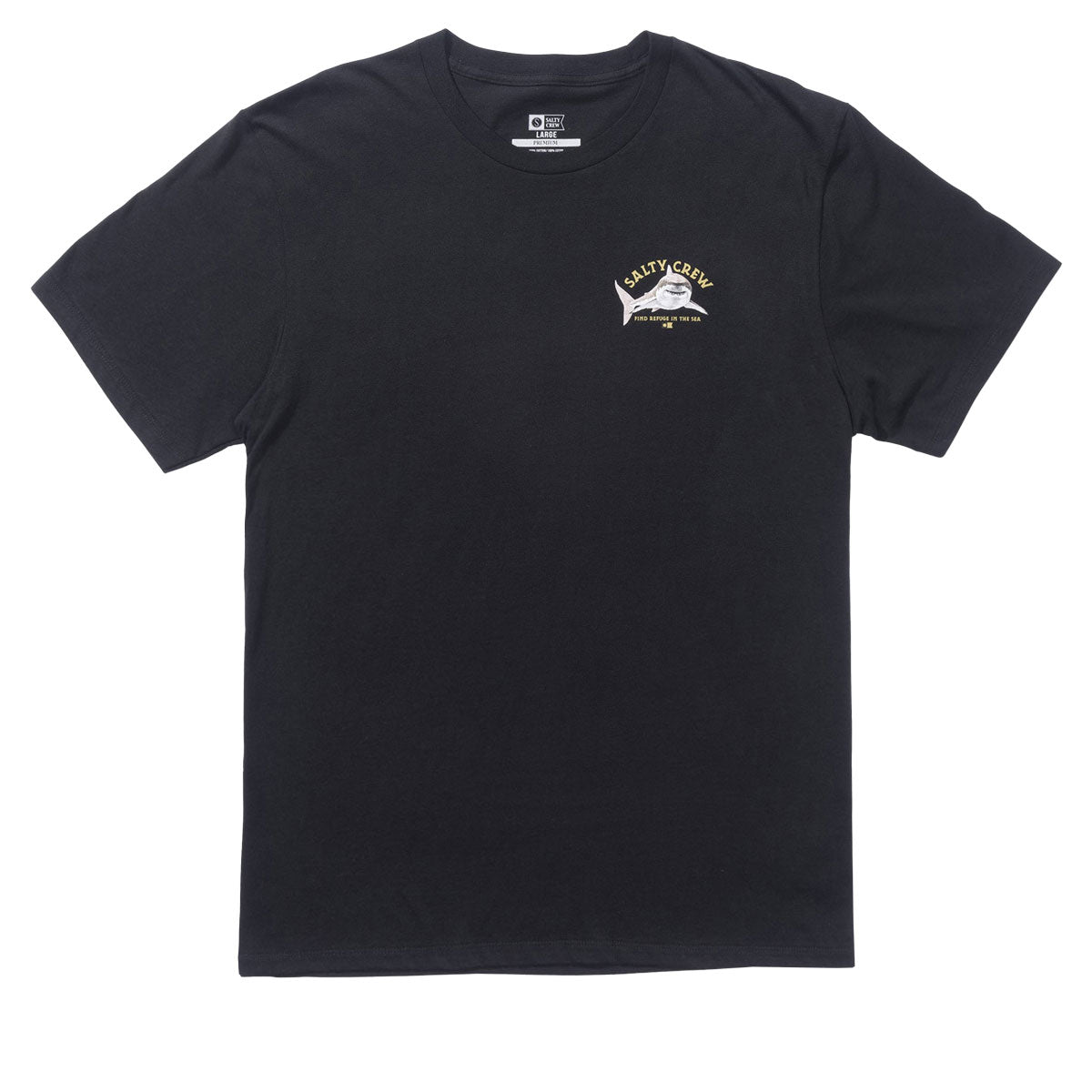 Salty Crew Lurking T-Shirt - Black image 2