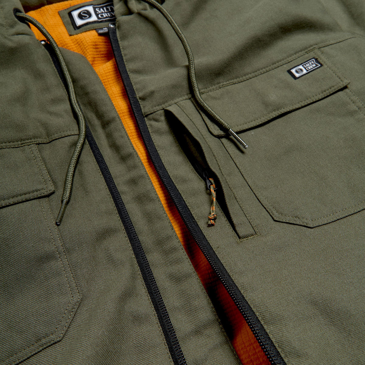 Salty Crew Fathom Jacket - Olive image 2